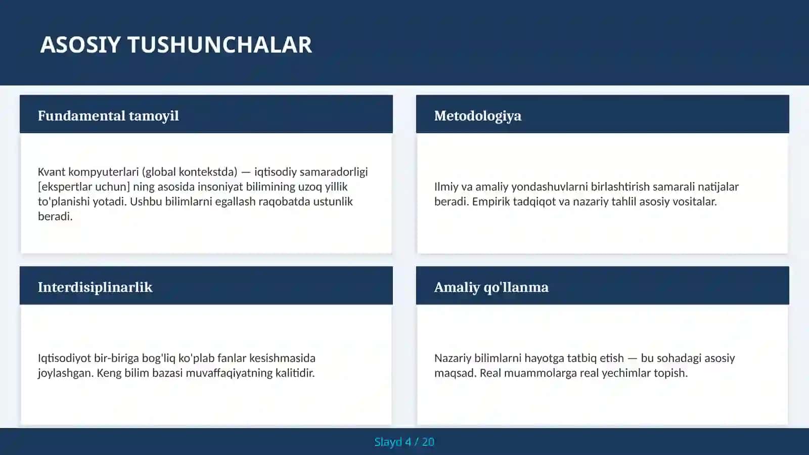 Kvant kompyuterlari (global kontekstda) — iqtisodiy samaradorligi [ekspertlar uchun] 4