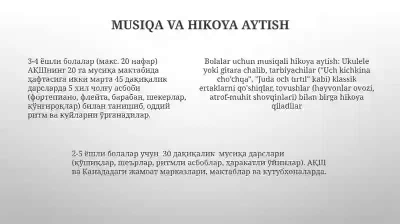 Maktabgacha yoshdagi bolalarning musiqaviy faoliyat mazmuni 4
