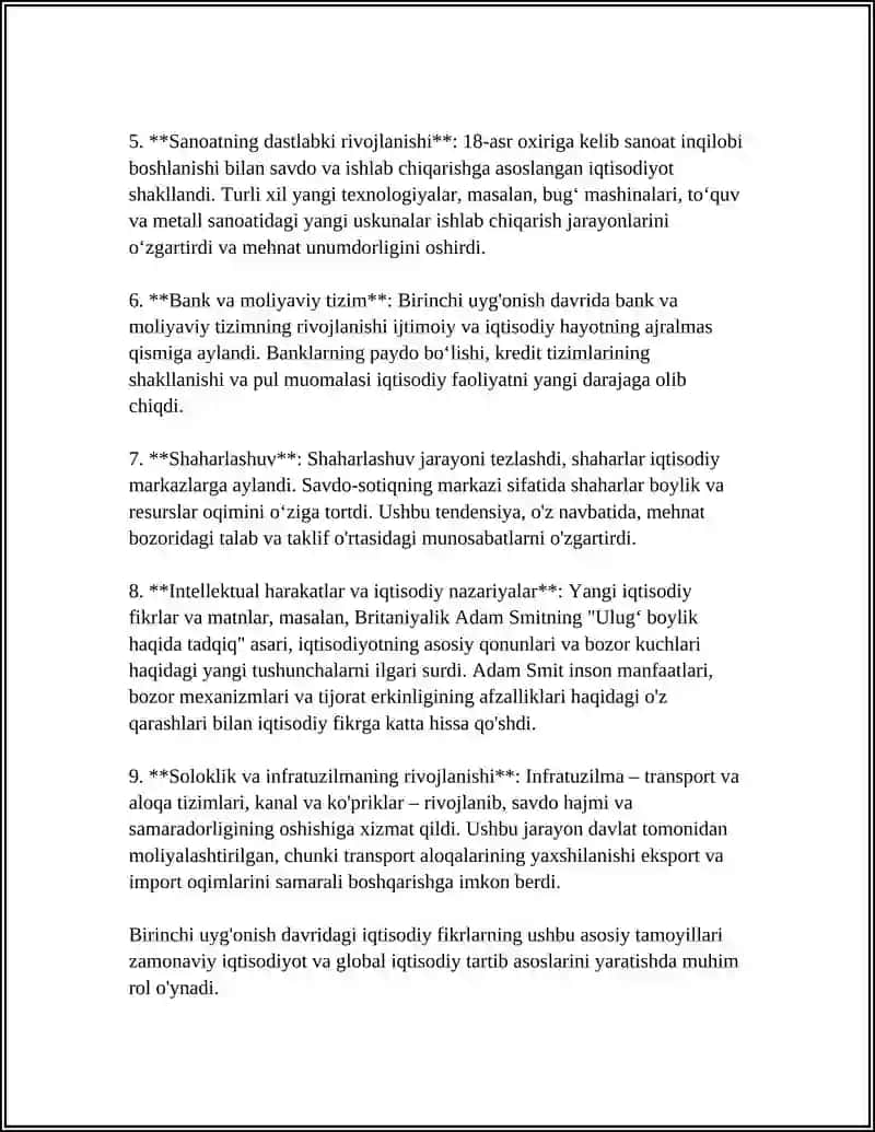 MARKAZIY OSIYODA BIRINCHI UYGʻONISH DAVRIDA IQTISODIY QARASHLAR 4