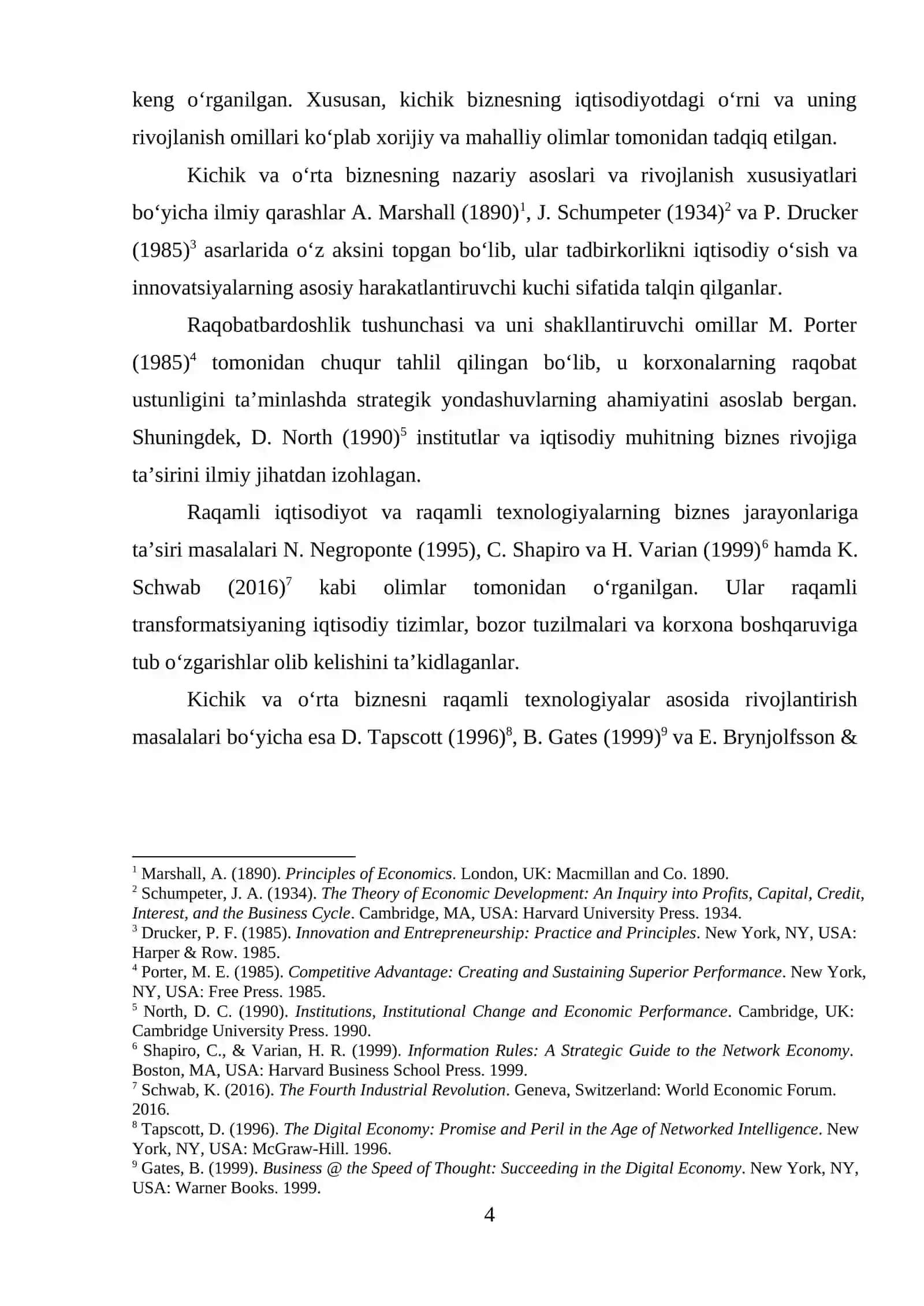 Raqamli texnologiyalar asosida kichik va o’rta bizneslarni raqobatbardoshligini oshirish yo’llari 4