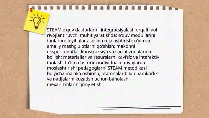 STEAM ta'lim texnologiyasi 4