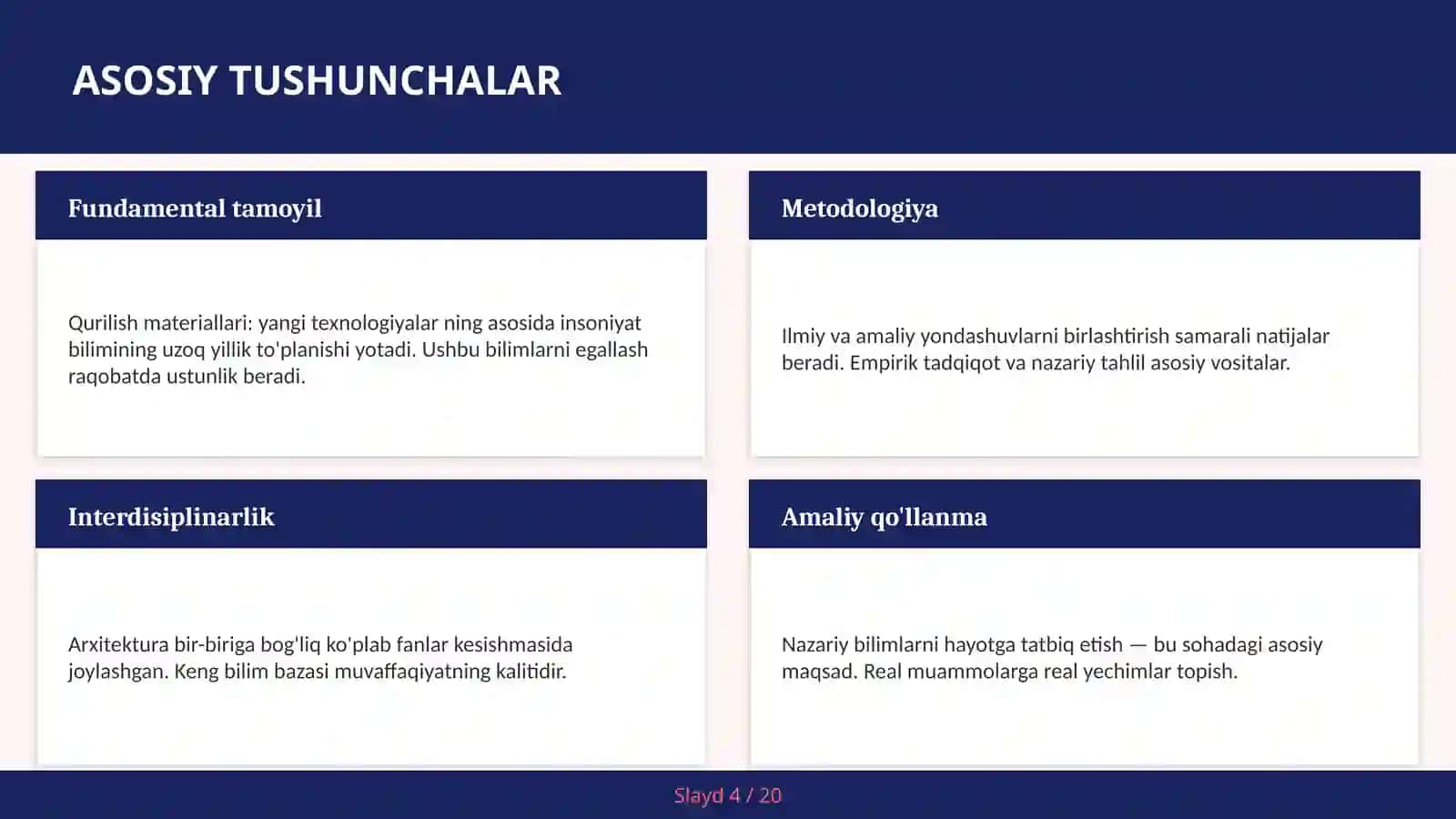 Qurilish materiallari: yangi texnologiyalar 4