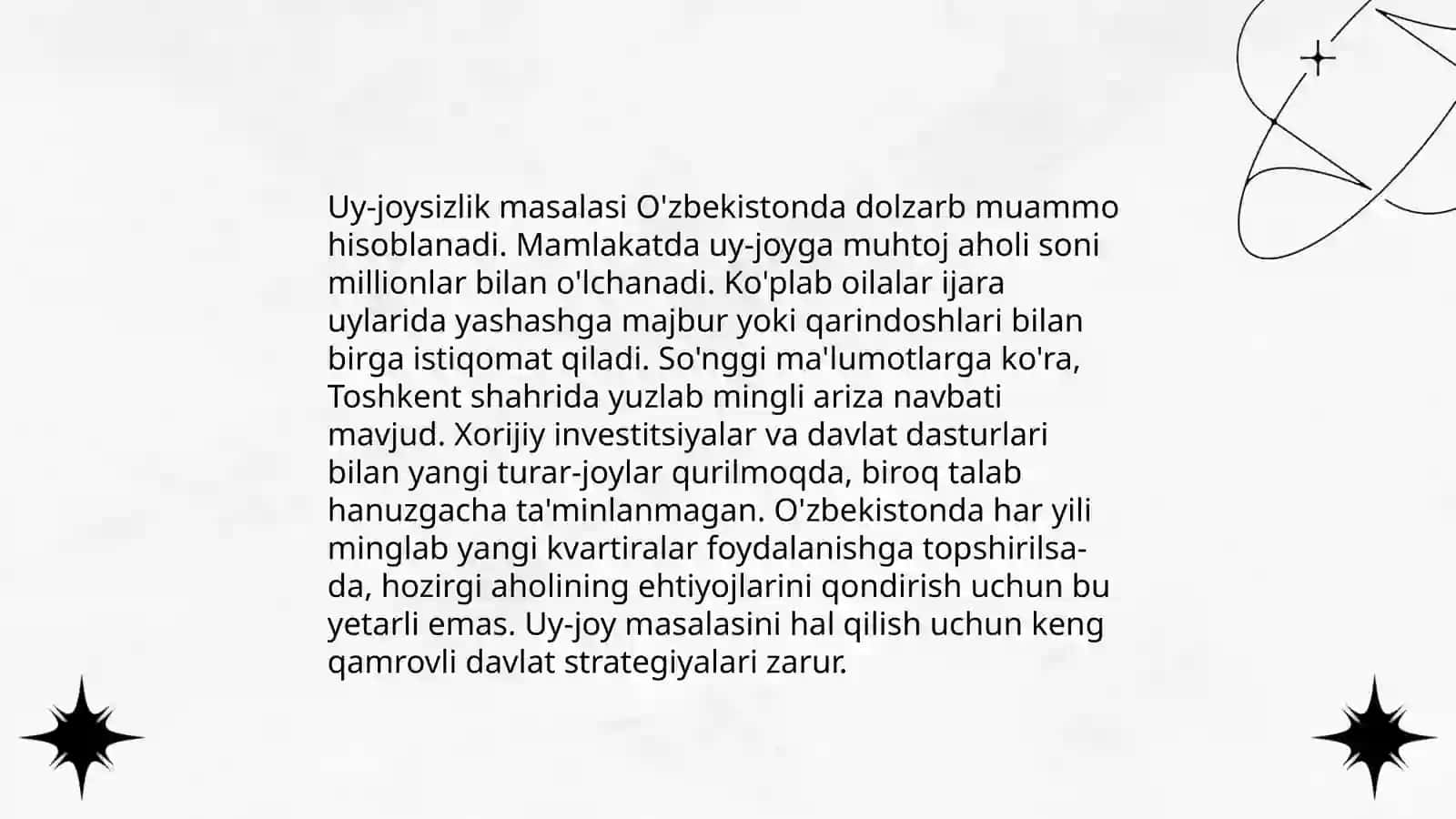 Davrimizning global muammolari 4