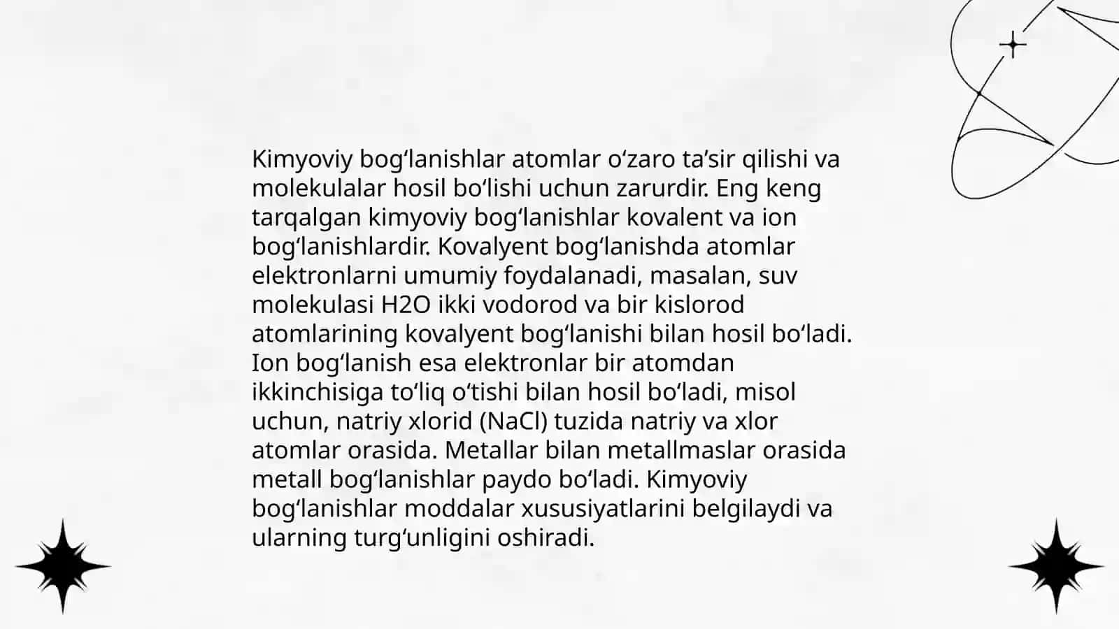 Atom va molekula tuzilishi 4