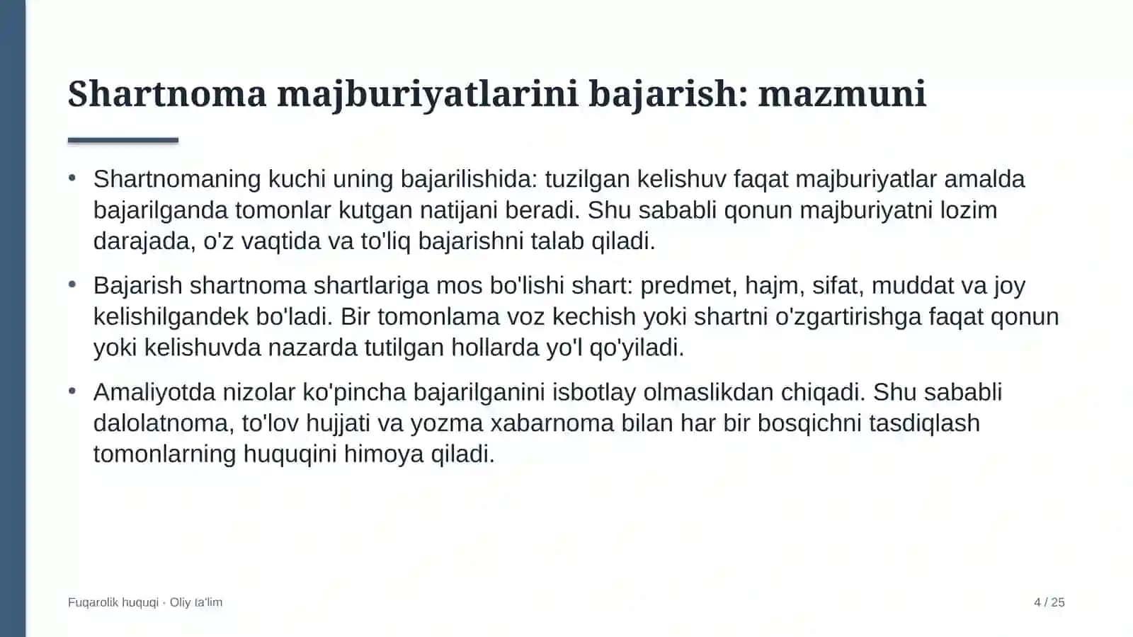 Import faoliyatida shartnoma majburiyatlarini bajarish 4