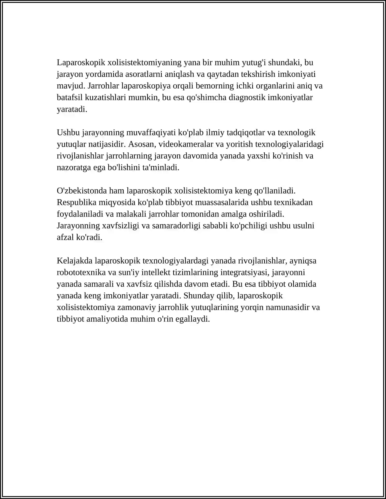 LAPARASKOPIK XOLISISTEKTOMIYA 4
