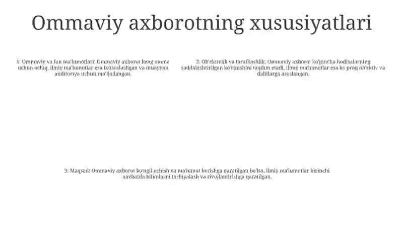 Ilmiy Va Ommaviy Axborotning Qiyosiy Tahlili 4
