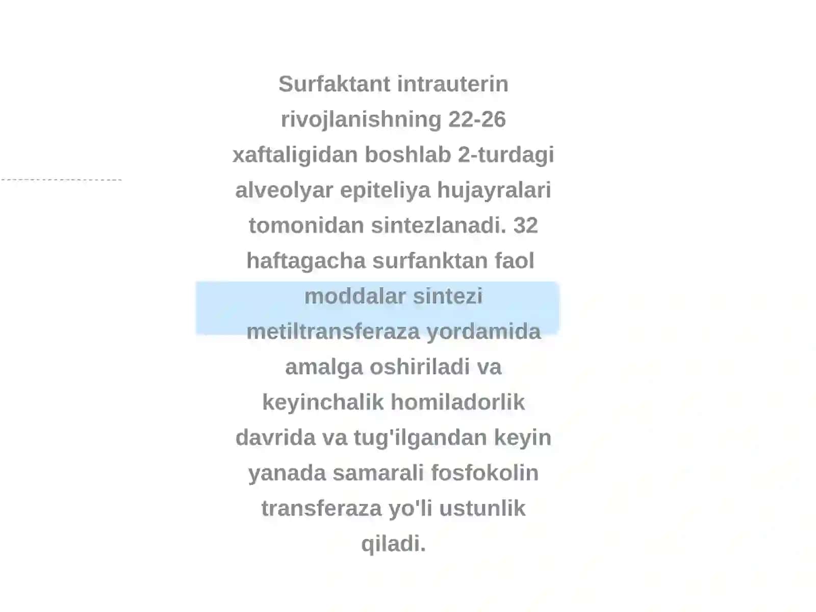 Surfaktant tizim 4