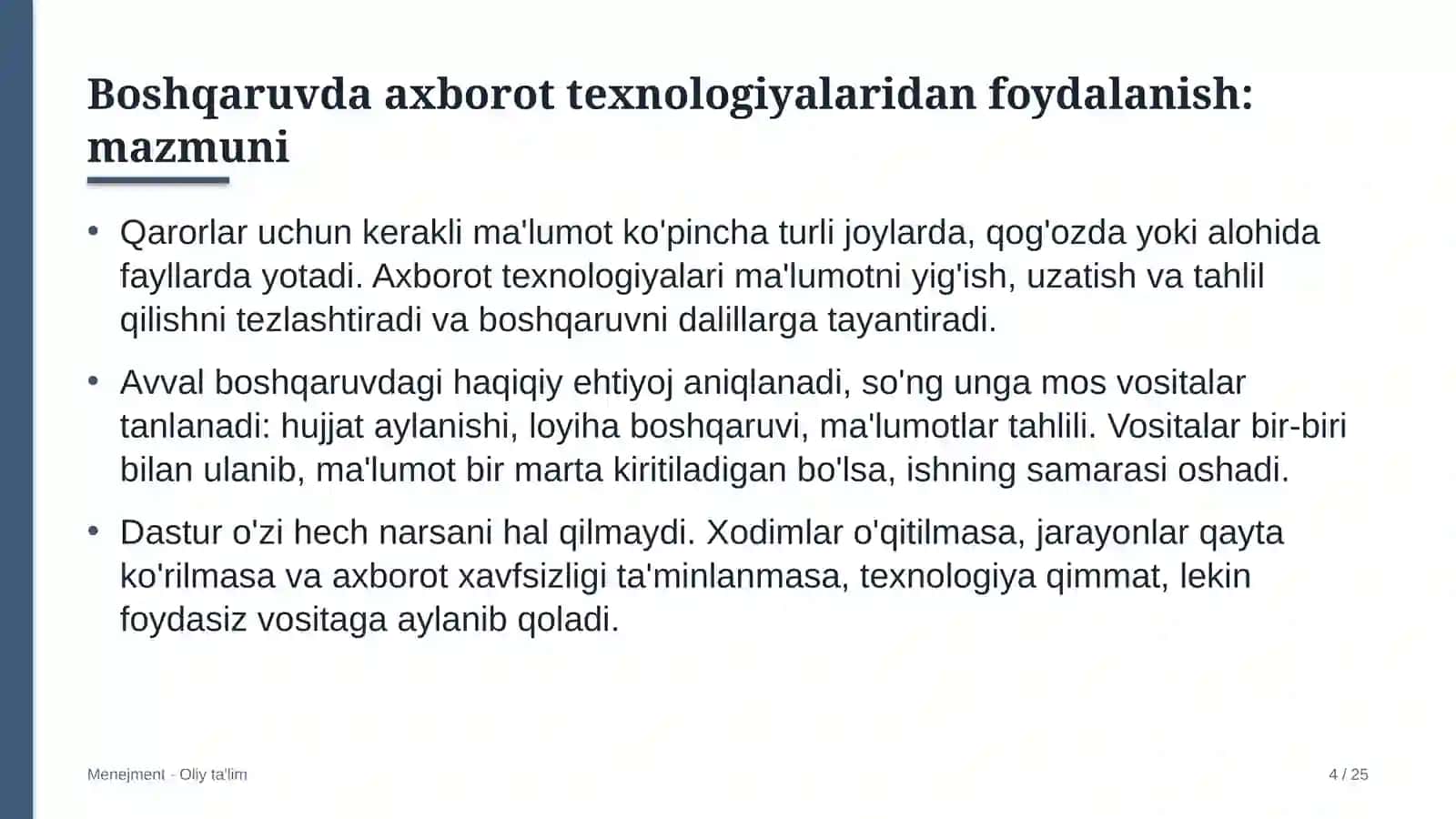 Kinoteatrlarda boshqaruvda axborot texnologiyalaridan foydalanish 4