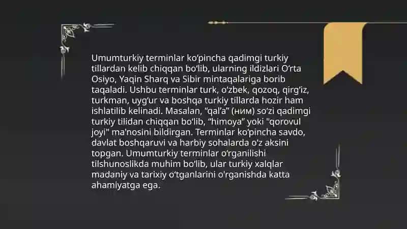 Umumturkiy terminlar 4