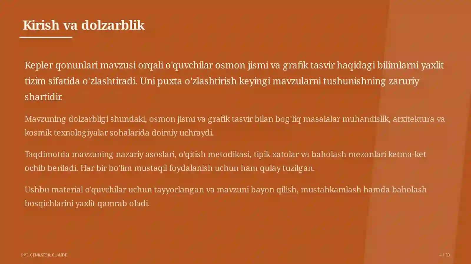 Kepler qonunlari (10-sinf) 4