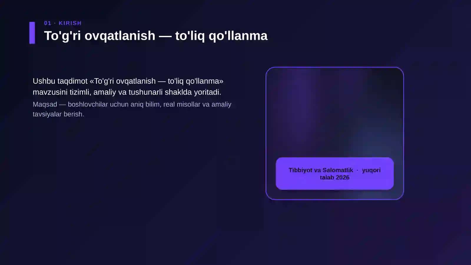 To'g'ri ovqatlanish — to'liq qo'llanma 4
