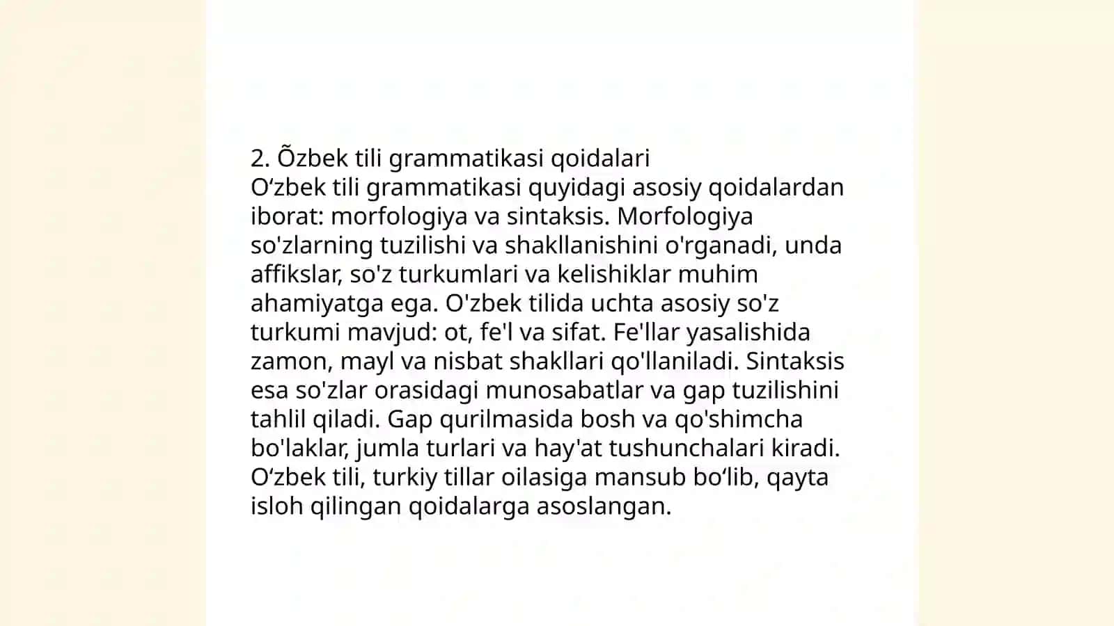 Õzbek tilining imlo luğat ustida ishlash 4