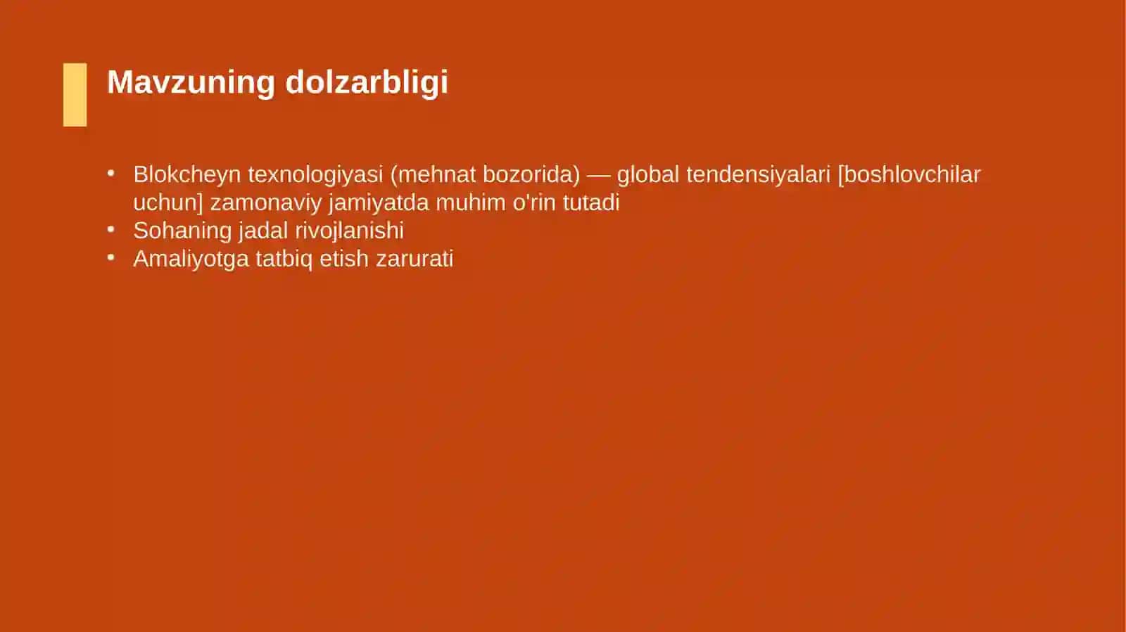 Blokcheyn texnologiyasi (mehnat bozorida) — global tendensiyalari [boshlovchilar uchun] 4