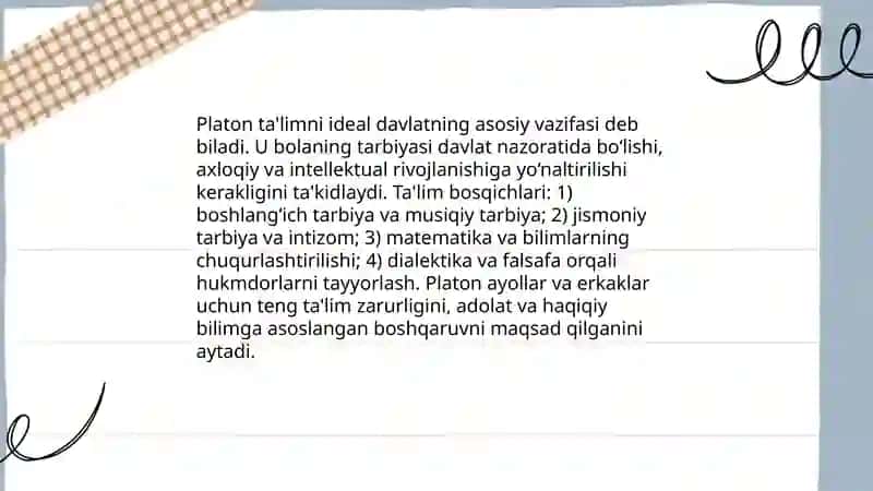 Antik davr faylasuflarining pedagogik fikrlari 4
