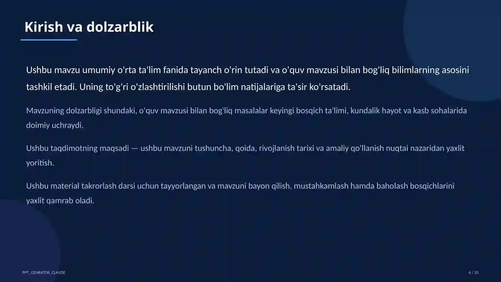 Dolzarb mavzular 4