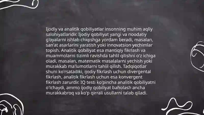 Qobiliyatni Rivojlantirish Usullari 4