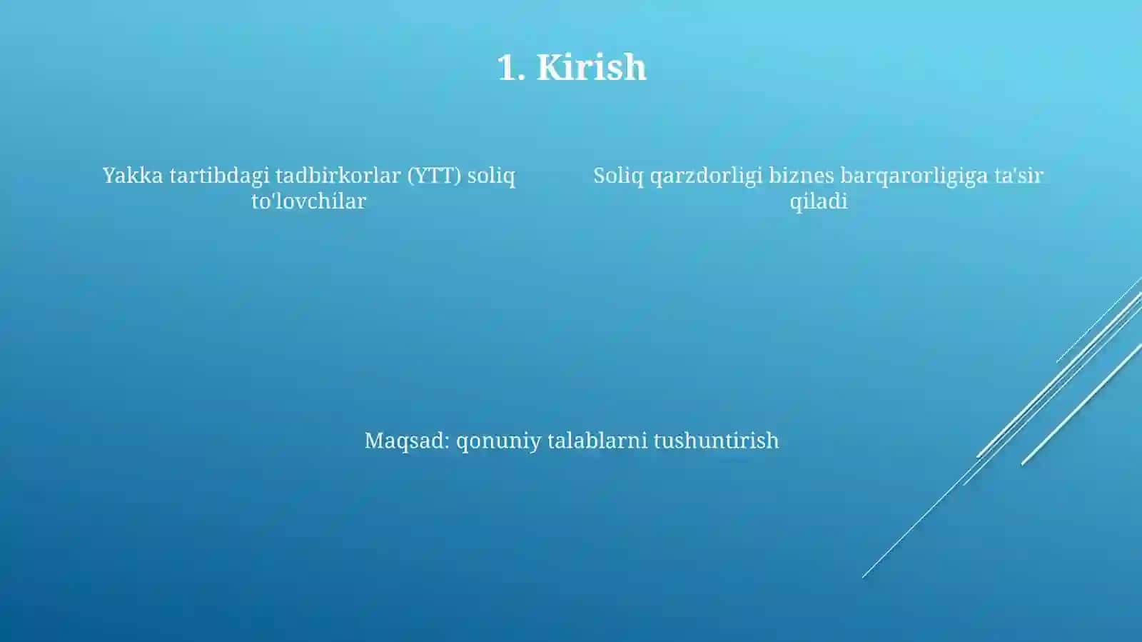 Yakka tartibdagi tadbirkorlarning soliq qarzdorligi 4