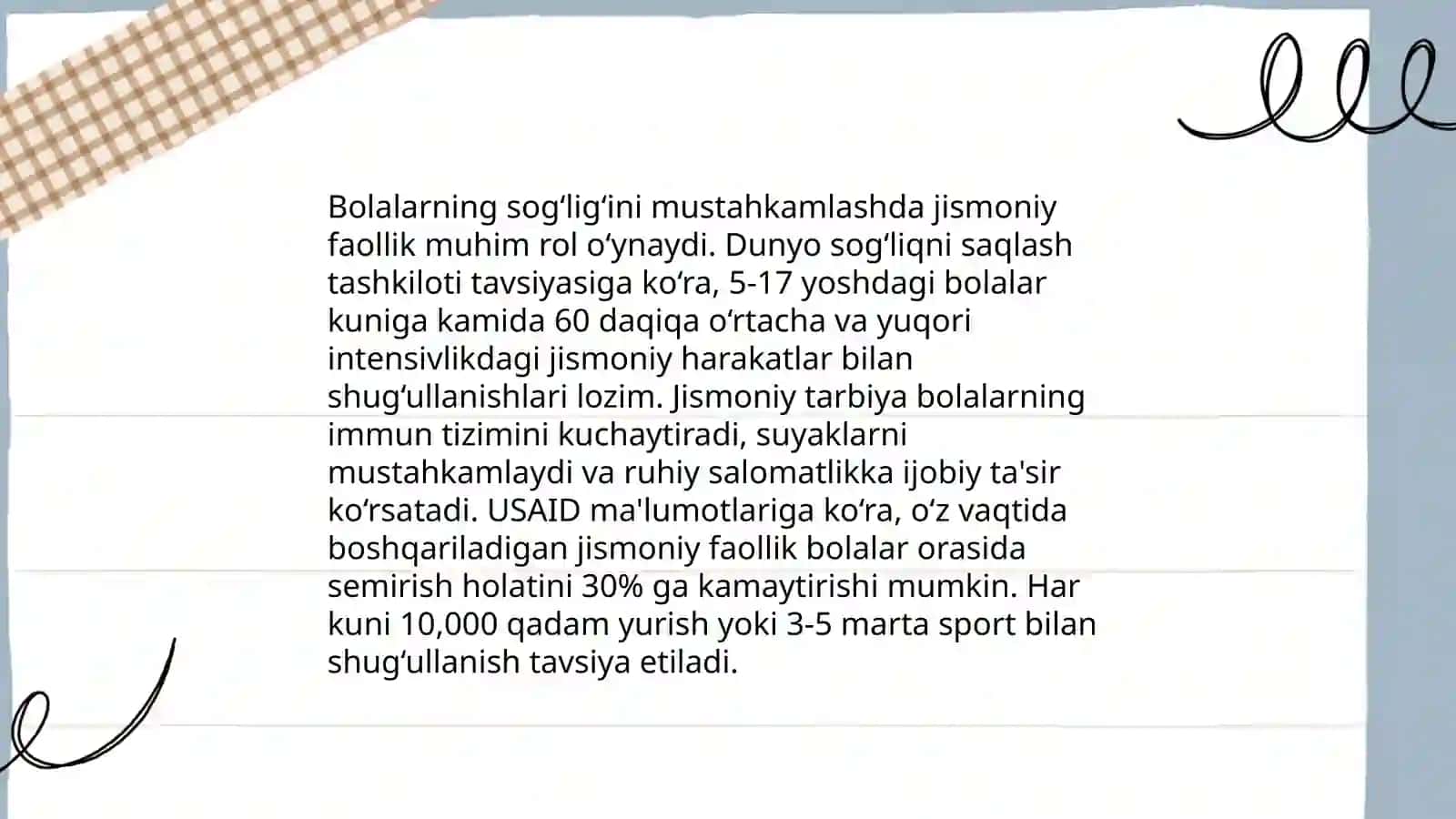 Maktabgacha ta'lim tashkilotlarida yozgi sogʻlomlashtirish ishlarini tashkil etish 4