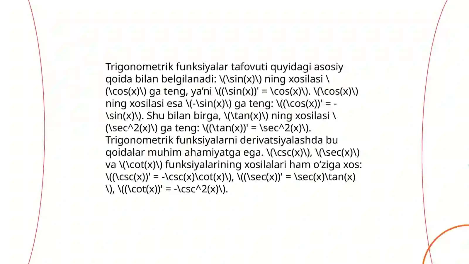 Trigonometric tengsizlik 4