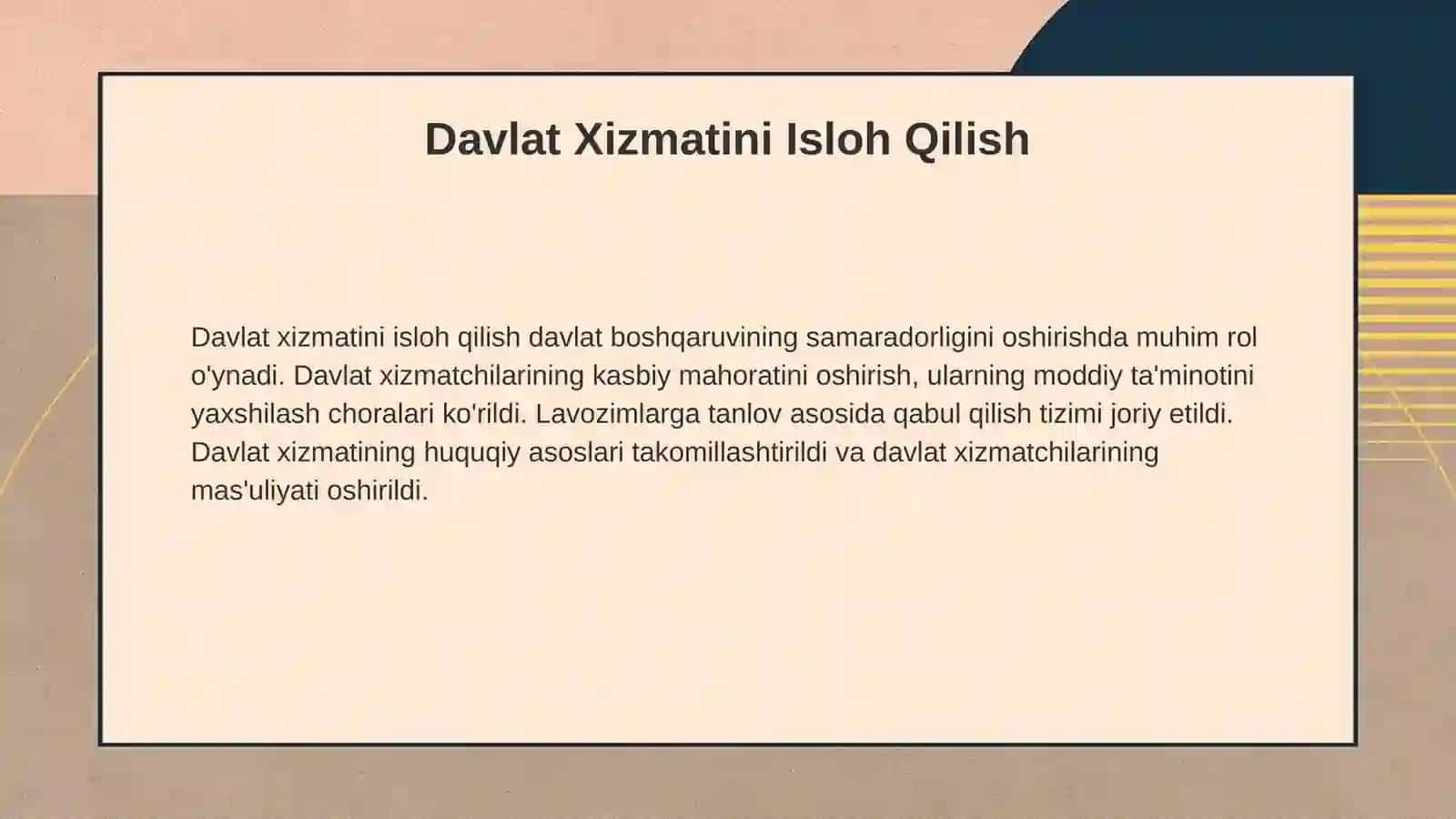 O'zbekistonda Davlat Boshqaruvi Islohotlari 4