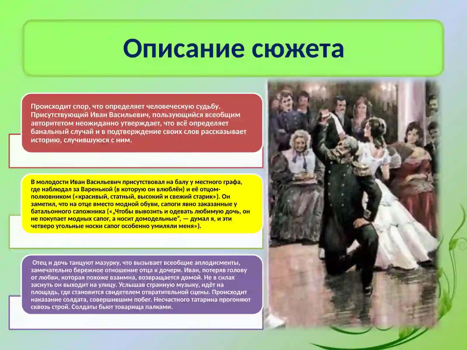 Рассказ «После бала» 4