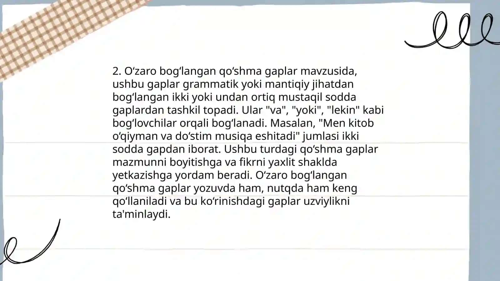 Qoʼshma gaplar turlari haqida maʼlumot 4