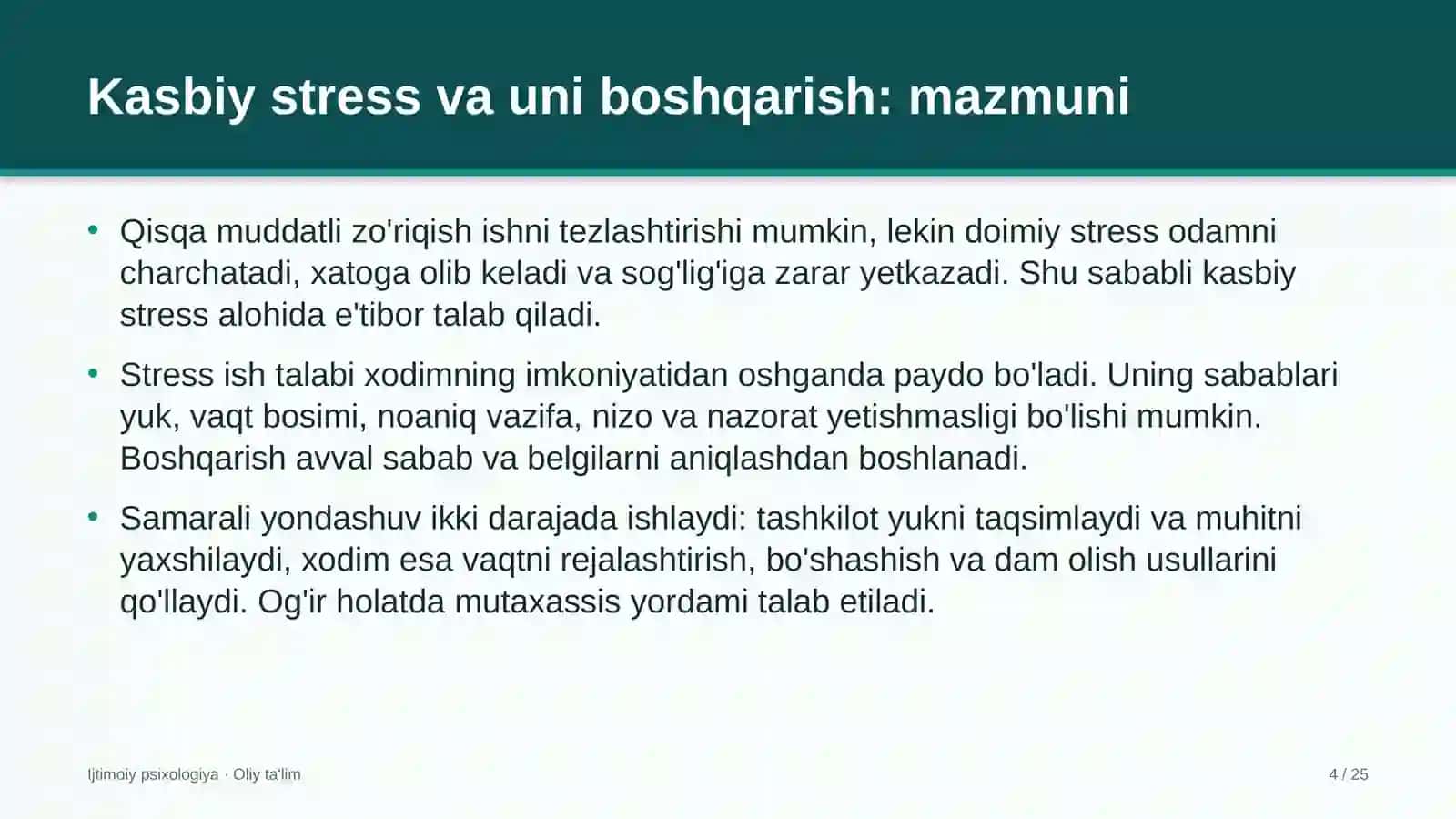 yetkazib berish xizmatlarida kasbiy stress va uni boshqarish 2036 4