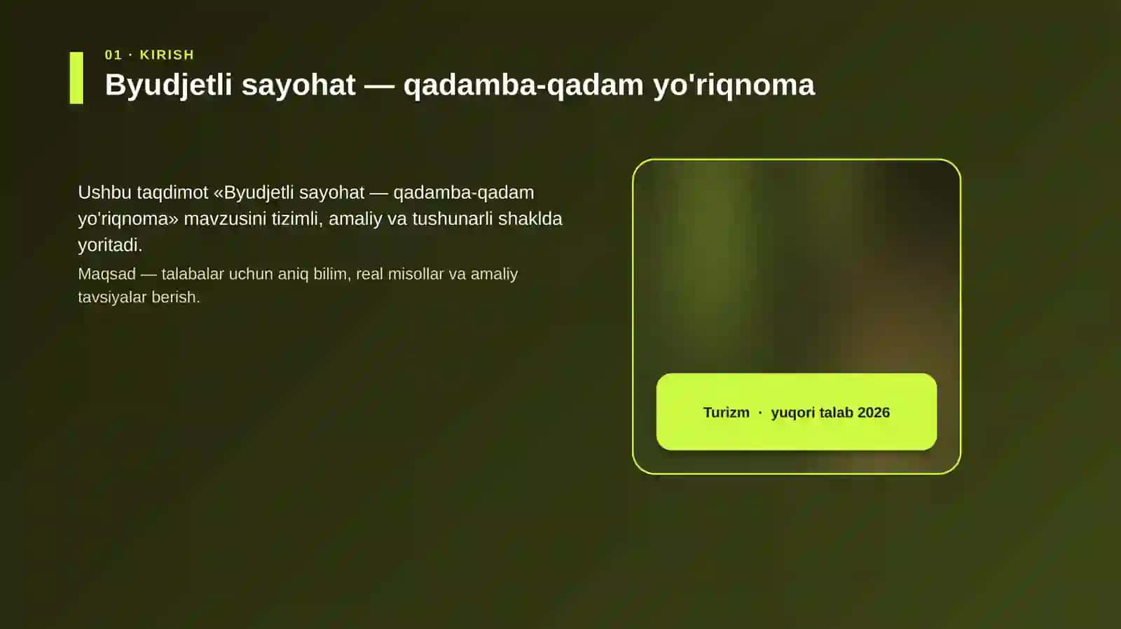 Byudjetli sayohat — qadamba-qadam yo'riqnoma 4