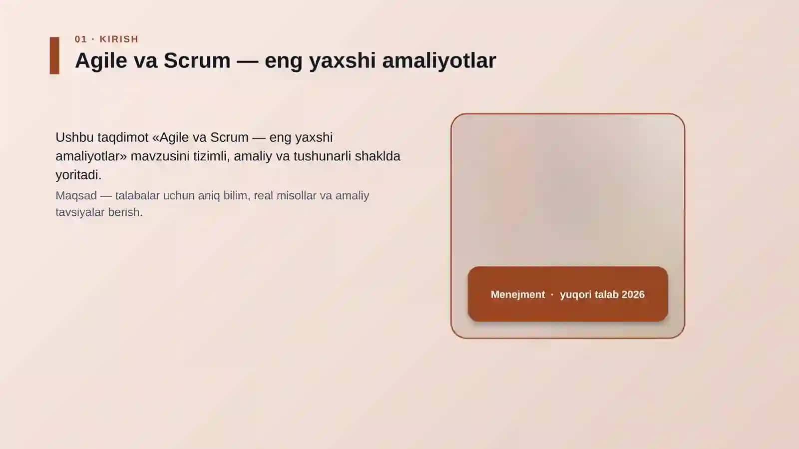 Agile va Scrum — eng yaxshi amaliyotlar 4