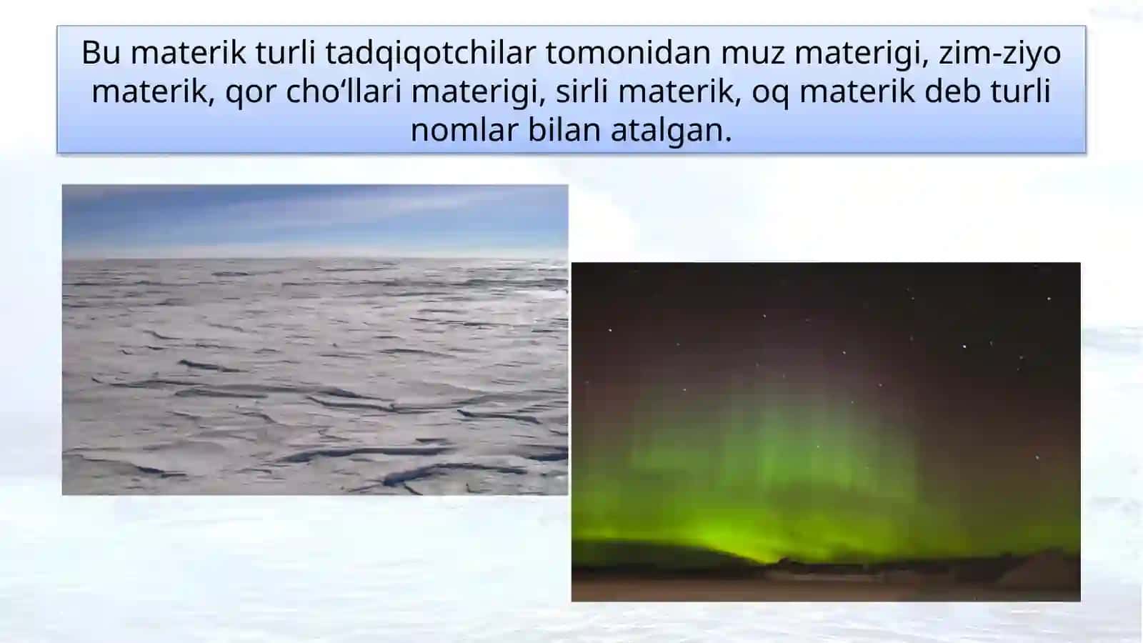 Geografiya Antarktida Geografik o‘rni, o‘rganilishi, geologik tuzilishi, foydali qazilmalari, relyefi 4