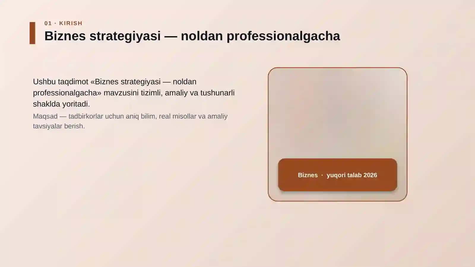Biznes strategiyasi — noldan professionalgacha 4