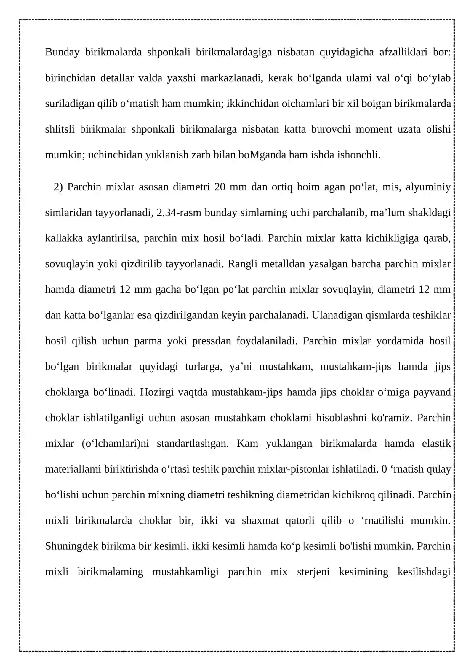 Parchin mixli birikmalar 4