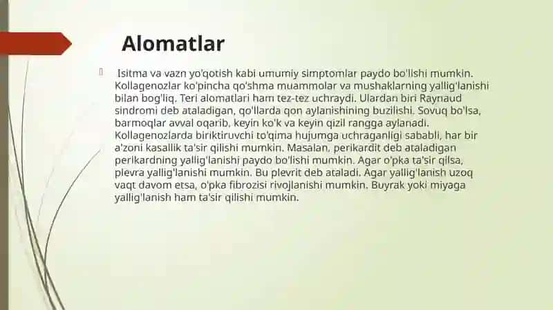 Kollagenozlar 4