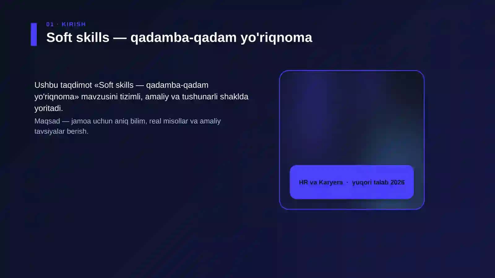 Soft skills — qadamba-qadam yo'riqnoma 4