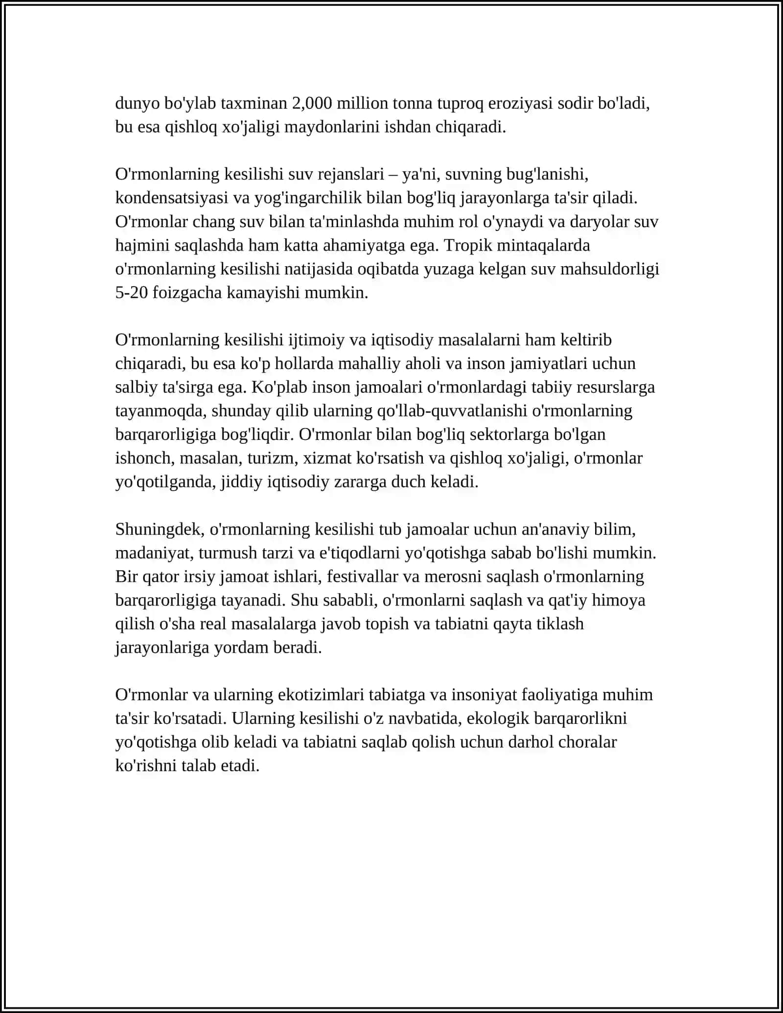 INSON FAOLIYATINING TABIATGA TA'SIRI VA TABIATNING JAVOBI 4