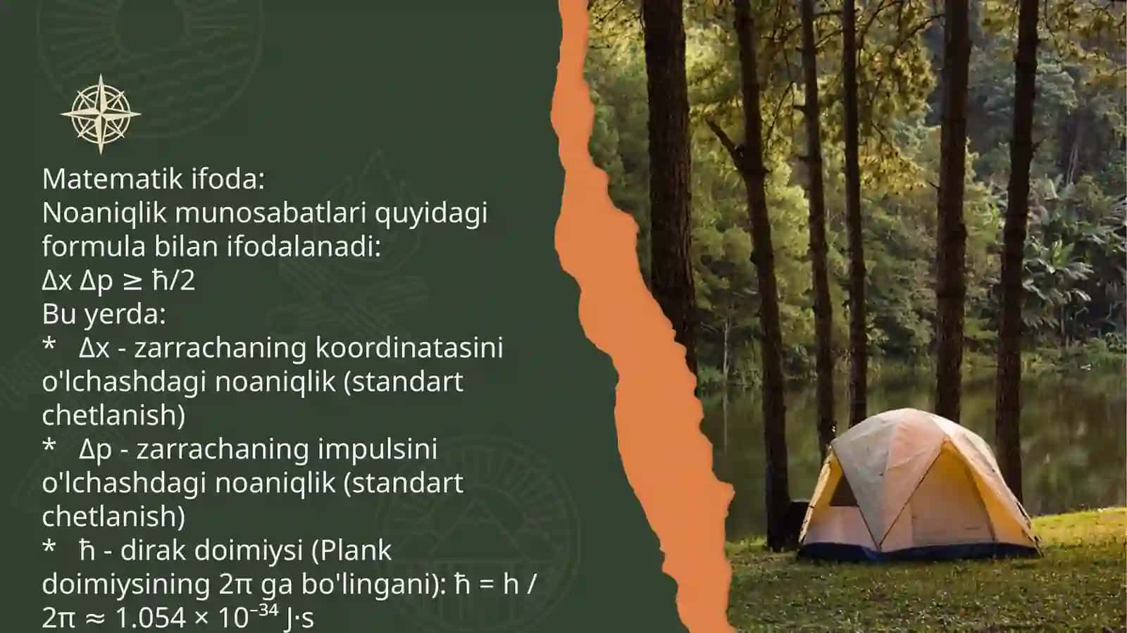 Geyzenberg noaniqlik munosabatlari 4