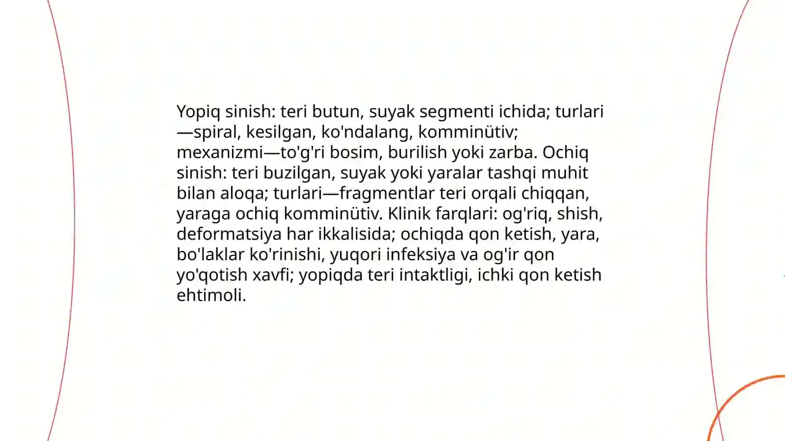 Suyak-mushak tizimi o‘tkir shikastlanishlarida tez tibbiy yordam 4