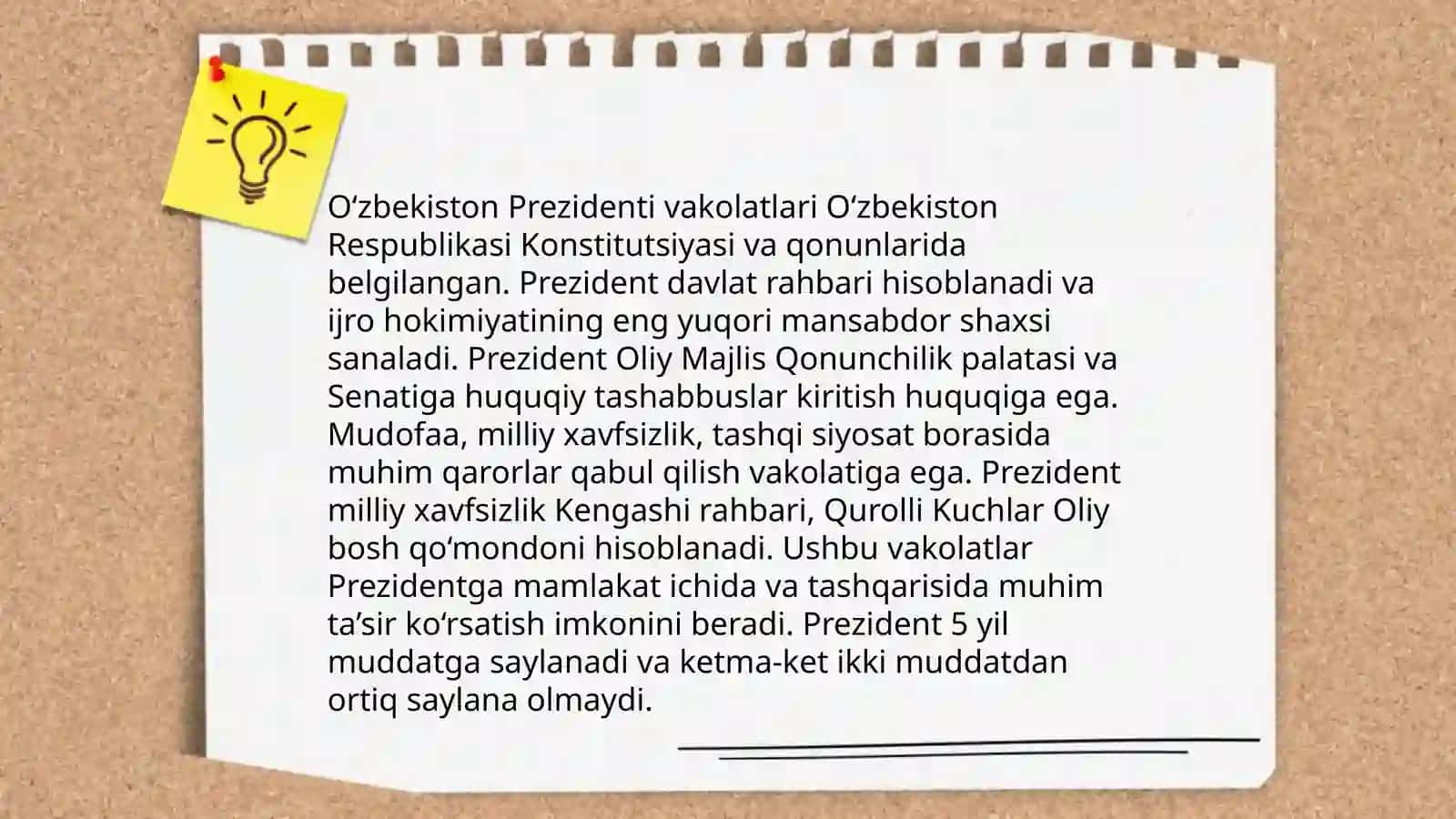 O’zbekiston Respublikasi Prezidentining konstitusiyaviy-huquqiy maqomi 4