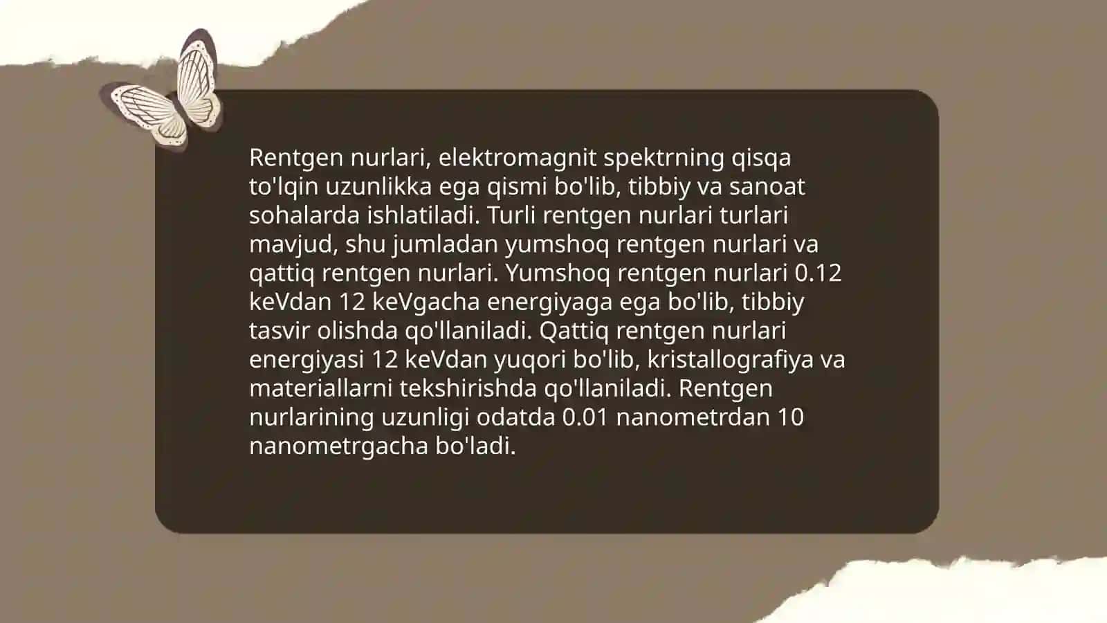 Rentgen nurlari. Absolyut qora jism muammosi 4