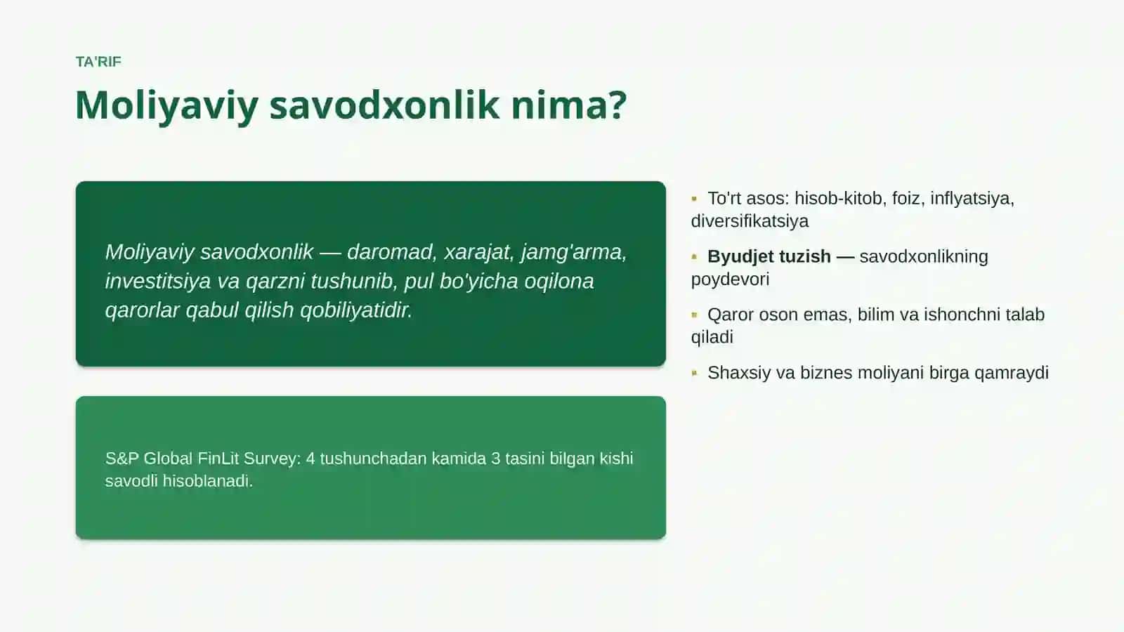 SHAXSIY MOLIYA • #710287 4