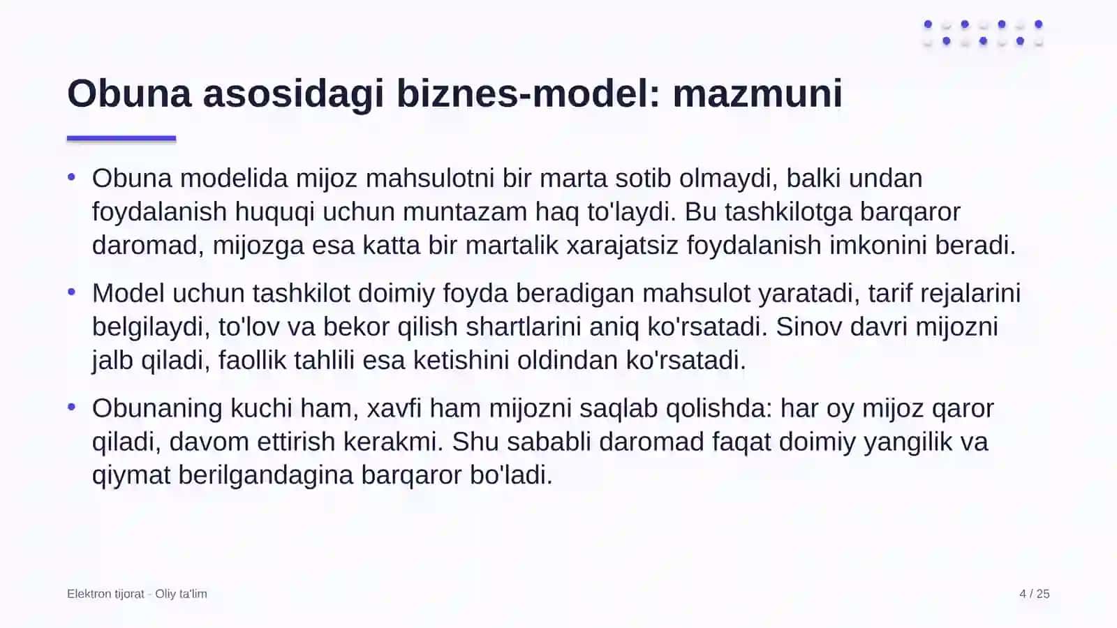 prodyuserlik markazlarida obuna asosidagi biznes model 1806 4