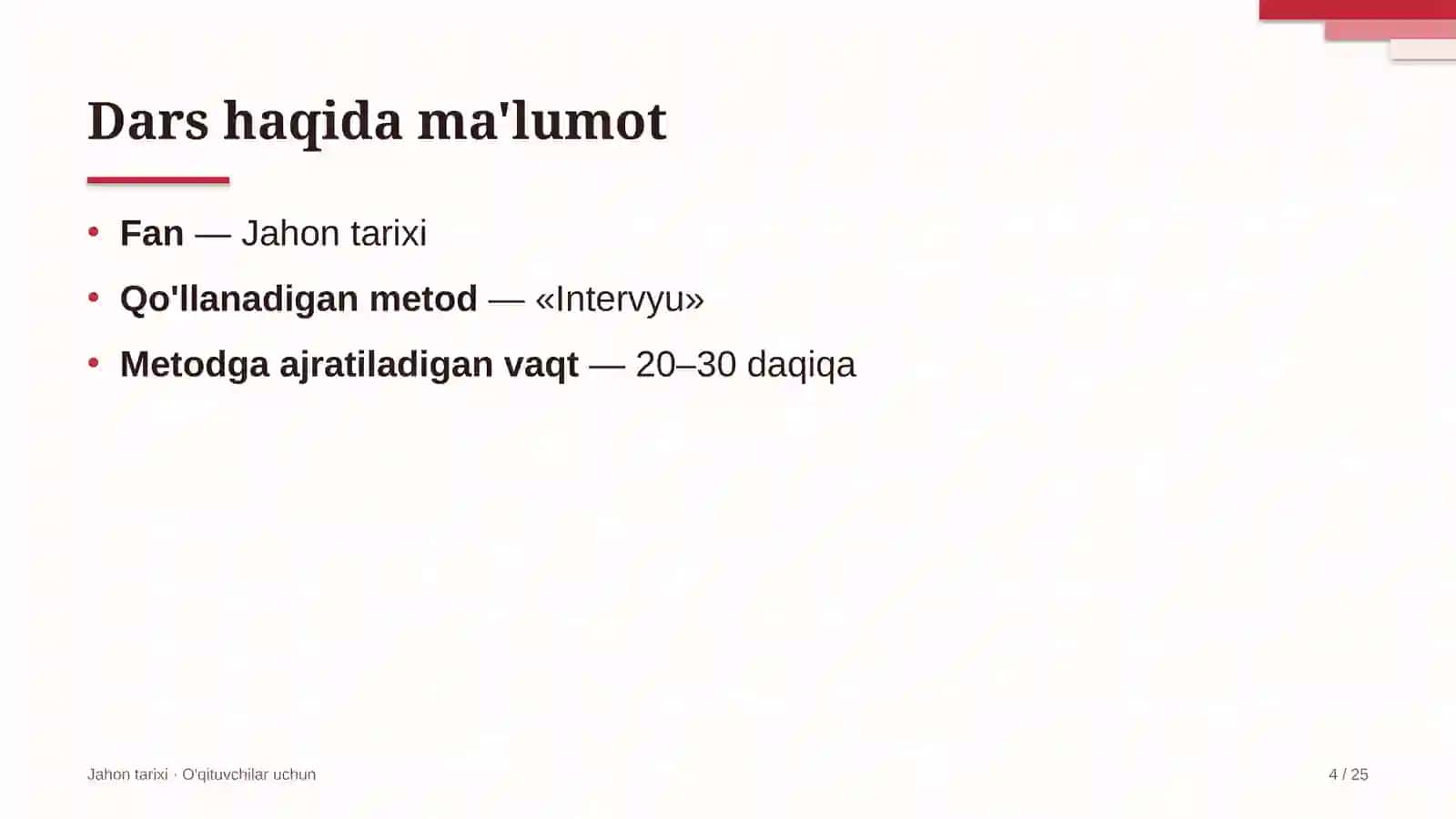 jahon tarixi darslarida intervyu metodidan foydalanish 9127 4