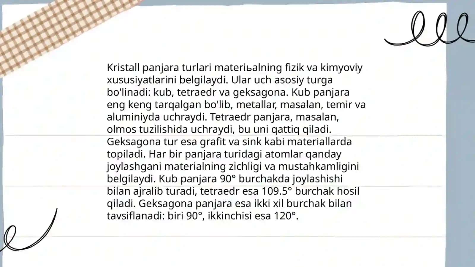 Kristall va kristall modda tushunchasi 4