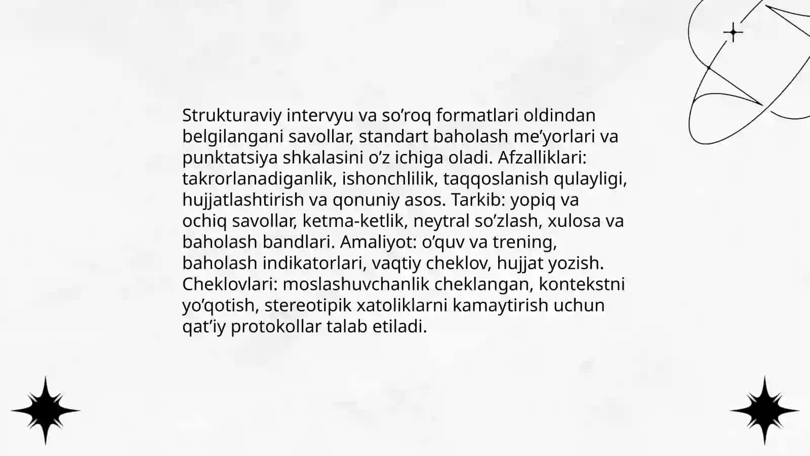 Yuzlashtirish va so’roq psixologiyasi 4