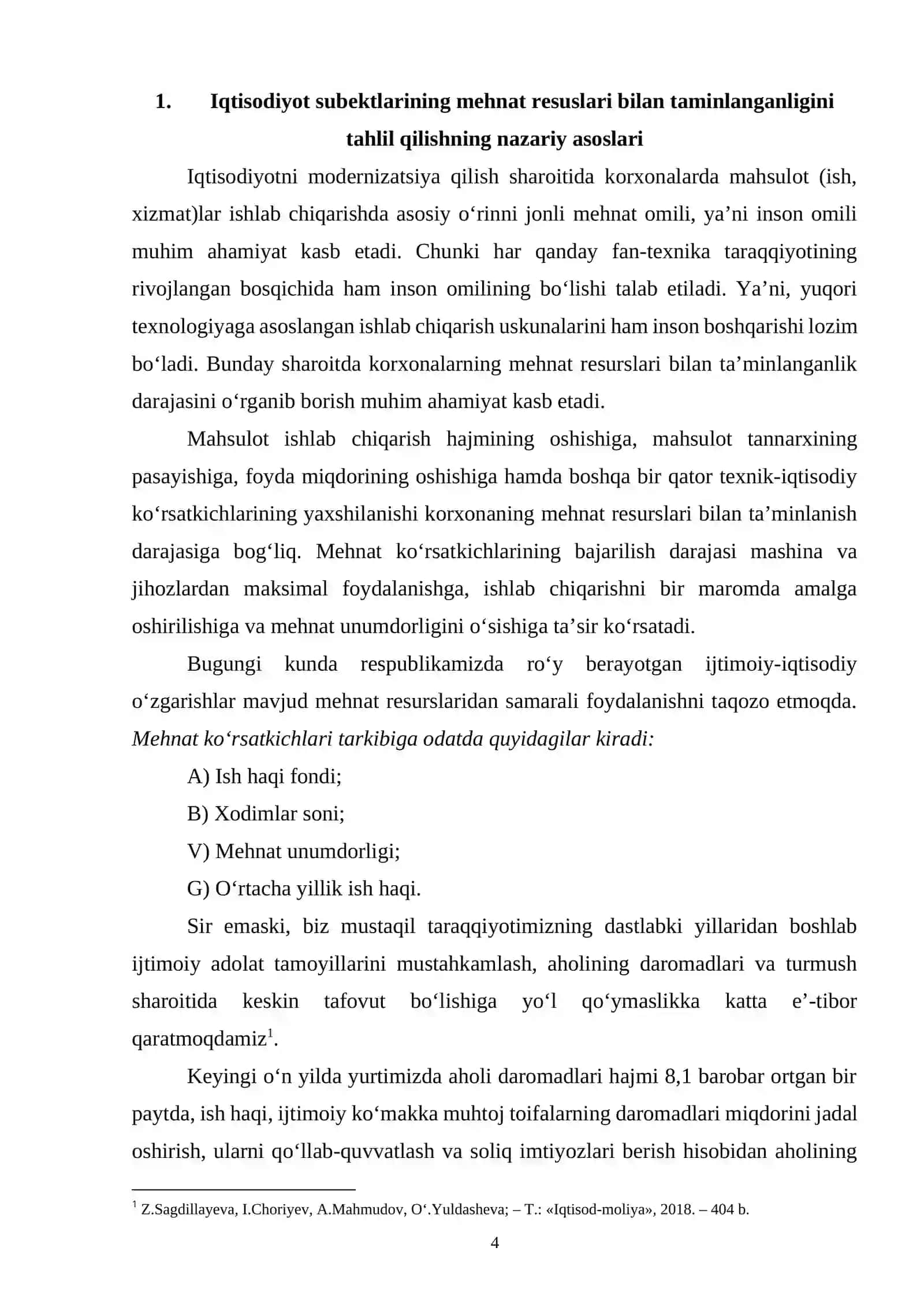 IQTISODIYOT SUBEKTLARINING MEHNAT RESUSLARI BILAN TAMINLANGANLIGINI TAHLIL 4