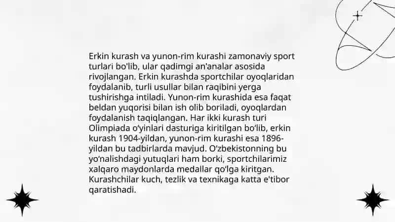 Erkin kurash bo'yicha O'zbekiston chempionati 4