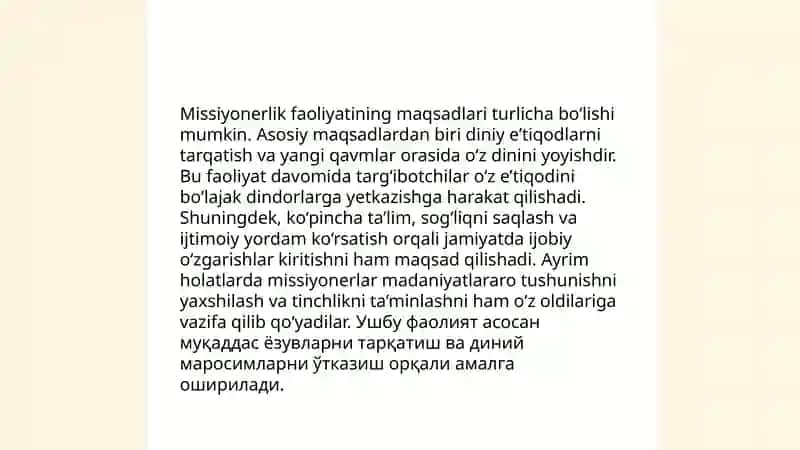 Diniy sеktalar faоliyatining оqibatlari va missiоnеrlikning milliy hayotga tahdidi 4