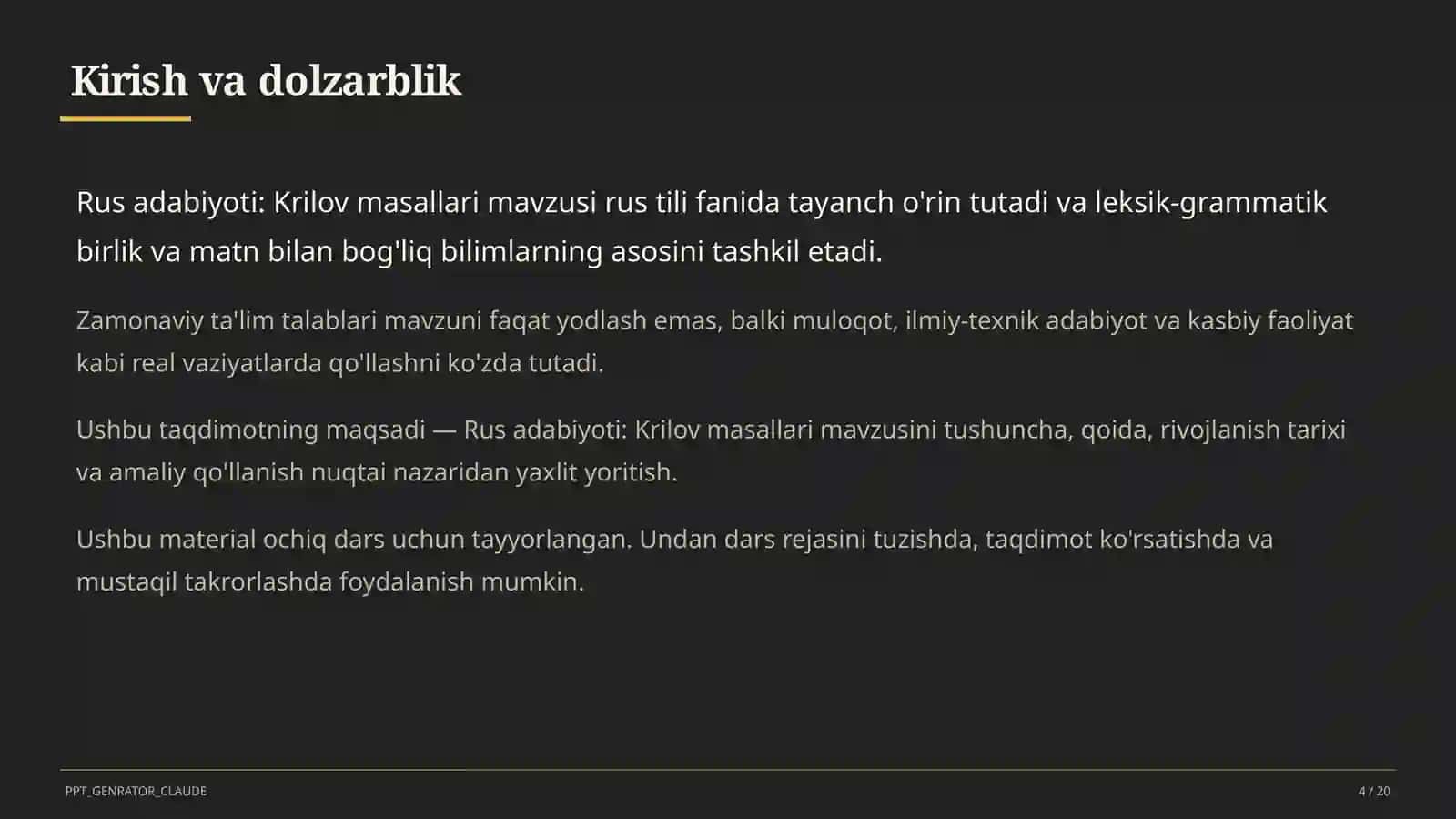 Krilov masallari 4