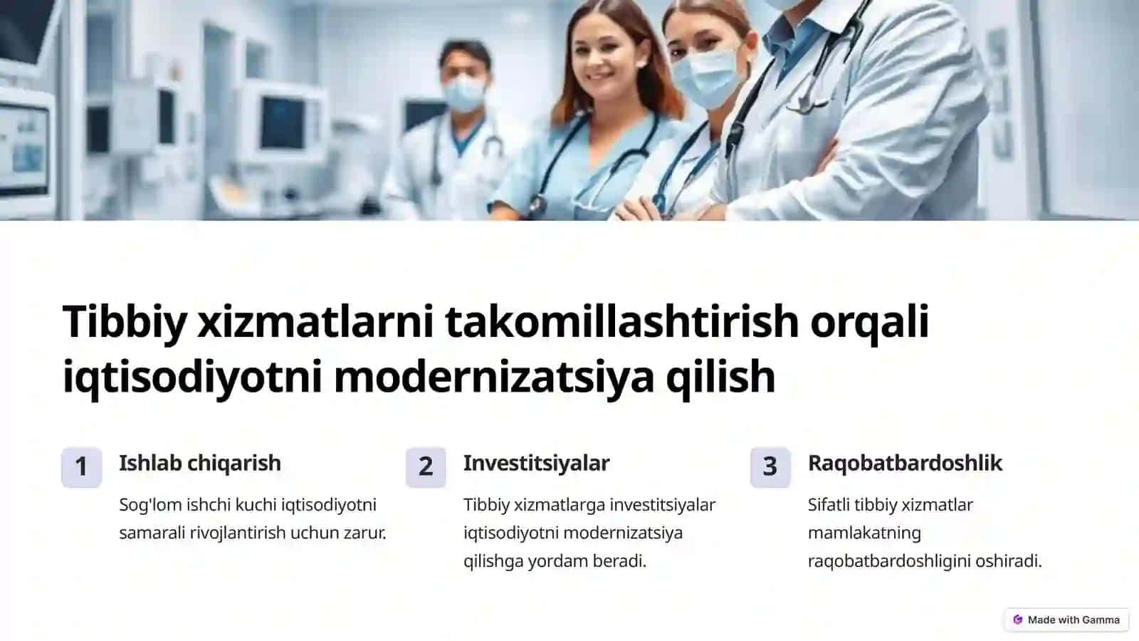 Tibbiy xizmat ko'rsatishda iqtisodiy salohiyat 4
